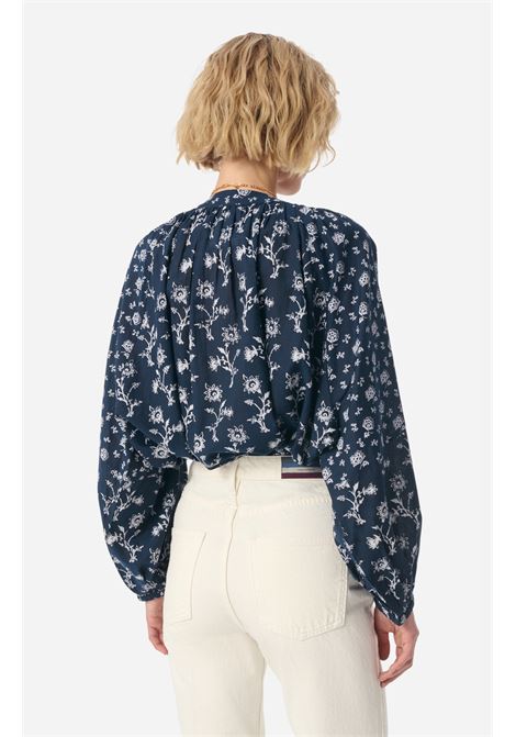 Blusa Vanessa Bruno Gedeon in Misto Cotone con Stampa - Nero Vanessa Bruno | Bluse | 6EVA37-V09863999